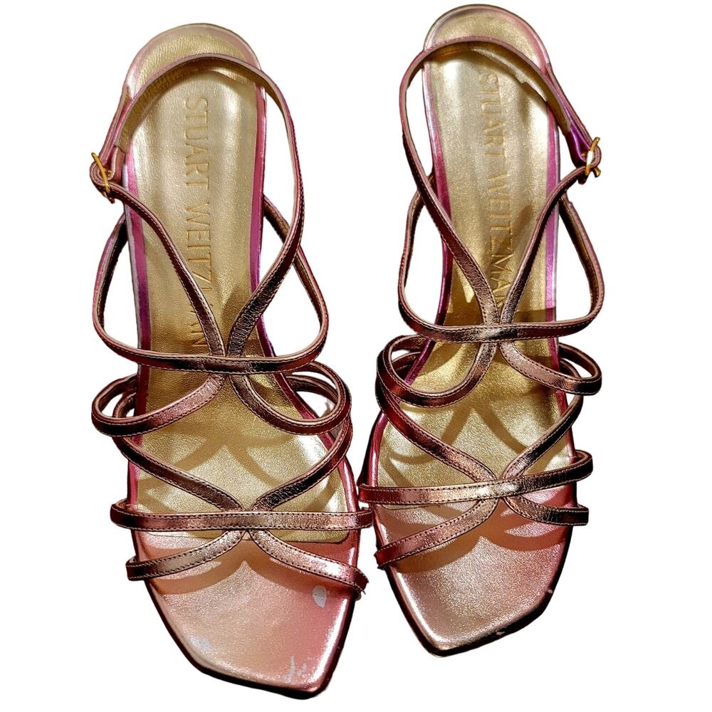 Stuart Weitzman Barelythere Squarehigh Platform S… - image 6